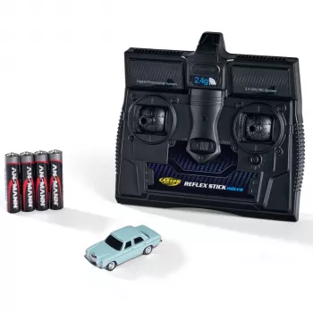 Tamiya Carson 1:87 Mercedes-Benz 200/8 2.4GHz 100% RTR carro RC azul