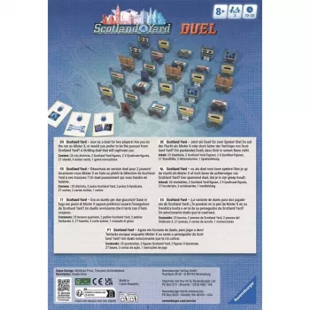 Ravensburger Scotland Yard Duel - jogo de cartas de detetive para 2 jogadores