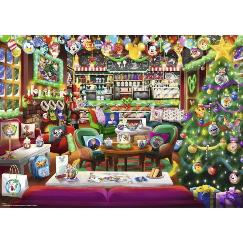 Ravensburger puzzle Disney Christmas Cafe (1000 peças)