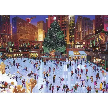 RAVENSBURGER puzzle 1000 peças – magia de Natal no Rockefeller Center