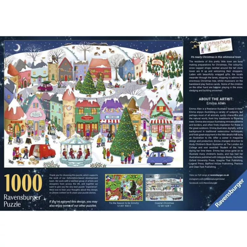 Ravensburger puzzle cidade de Natal encantada (1000 peças)