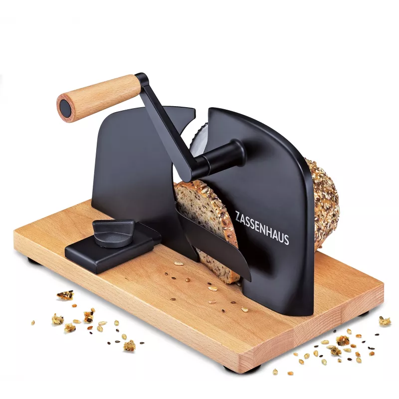 Zassenhaus máquina de cortar pão manual PURE preta