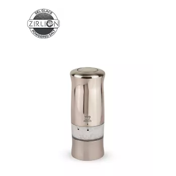 Peugeot Zeli Moinho de sal elétrico 14 cm Prateado