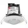 BEG BRCK LUXOMAT PD2-Slave Detetor de presença, branco, encastrar no teto, PIR, 360°, Ø8m presença, Ø24m movimento, IP20, unidade slave para detetor master