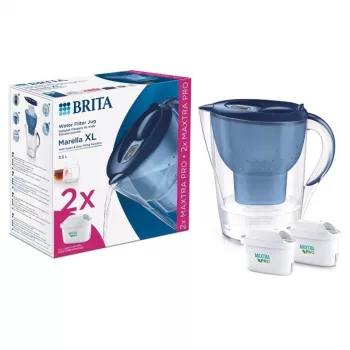 BRITA MARELLA XL Jarro filtrante com 2 filtros MAXTRA+, capacidade total de 3,5 l, Branco