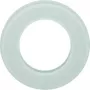 Hager WTD7180GWG Moldura de vidro de 1 módulo, Série Glas, Branco polar