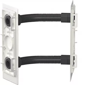 Hager ZM01AAR conector de canto para caixas AAR, armário a armário, 90°, aço
