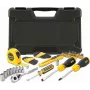 STANLEY STMT0-74864 conjunto de ferramentas de 51 peças com chaves de caixa 1/4 polegadas e 1/2 polegadas e chaves combinadas em mala de plástico