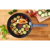 Tefal Daily Cook G7132S55 conjunto de frigideiras em aço inoxidável 24/28 cm, revestimento antiaderente de titânio, indução, Thermo-Signal