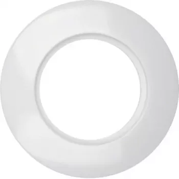Hager WTD3100WG moldura de cobertura 1 módulo, série 1930, branco polar brilhante