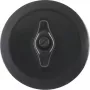 Hager WTW1000BG placa central com botão rotativo, série 1930, preto brilhante