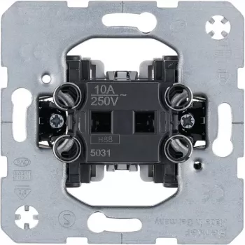 Hager WDE5031 mecanismo de botão, 1 polo contacto de fecho, encastrar, 10 A, 250 V AC