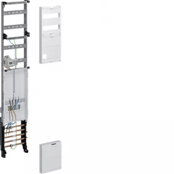 Hager campo de contadores universal ZH53X9ST, 1 lugar de contador, 3 filas de distribuição, 1350mm, pré-montado, barramento coletor de 5 polos, 63A, aprovação regional NRW/SH/MV/N-Sachsen