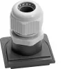 Hager Tehalit WNA701 bucim M20x1.5 com contraporca para caixa W.1, cinzento