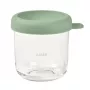 BEABA Recipiente de vidro para alimentos de bebé com tampa hermética 250 ml Verde-salva