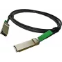 Alcatel-Lucent Cabo de cobre de ligação direta QSFP+ para QSFP+, 3 m, 40GbE, passivo, Preto