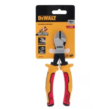 DEWALT Alicate de corte lateral VDE 160 mm Alicate diagonal isolado 1000 V