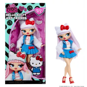 MGA L.O.L. Surprise O.M.G. Hello Kitty & Friends - Boneca de moda Hello Kitty
