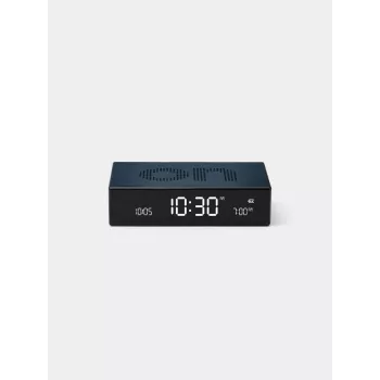 Despertador de dois lados Lexon Flip Premium azul LR152B