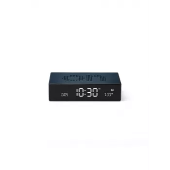 Despertador de dois lados Lexon Flip Premium azul LR152B