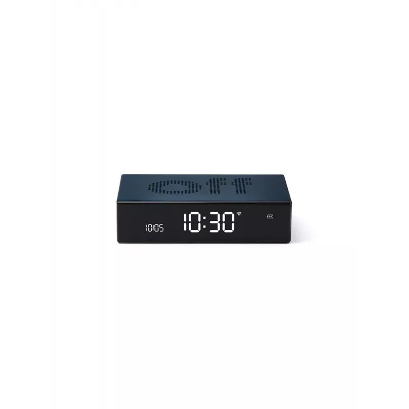 Despertador de dois lados Lexon Flip Premium azul LR152B