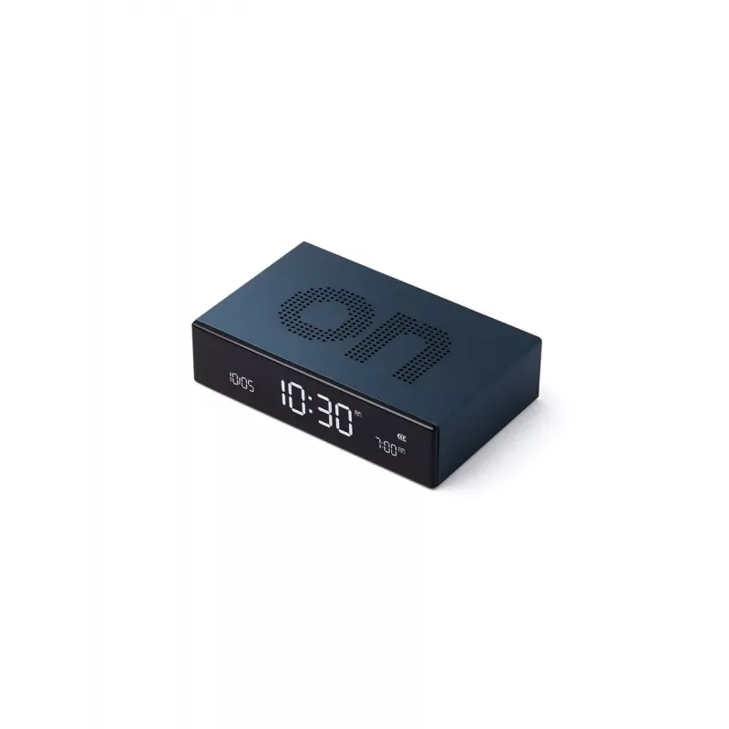 Despertador de dois lados Lexon Flip Premium azul LR152B