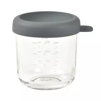 Recipiente de vidro BEABA com tampa hermética 250 ml Mineral