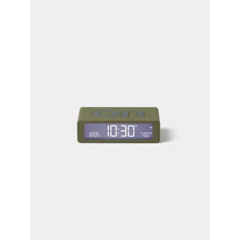 Despertador reversível Lexon Flip Mini Caqui