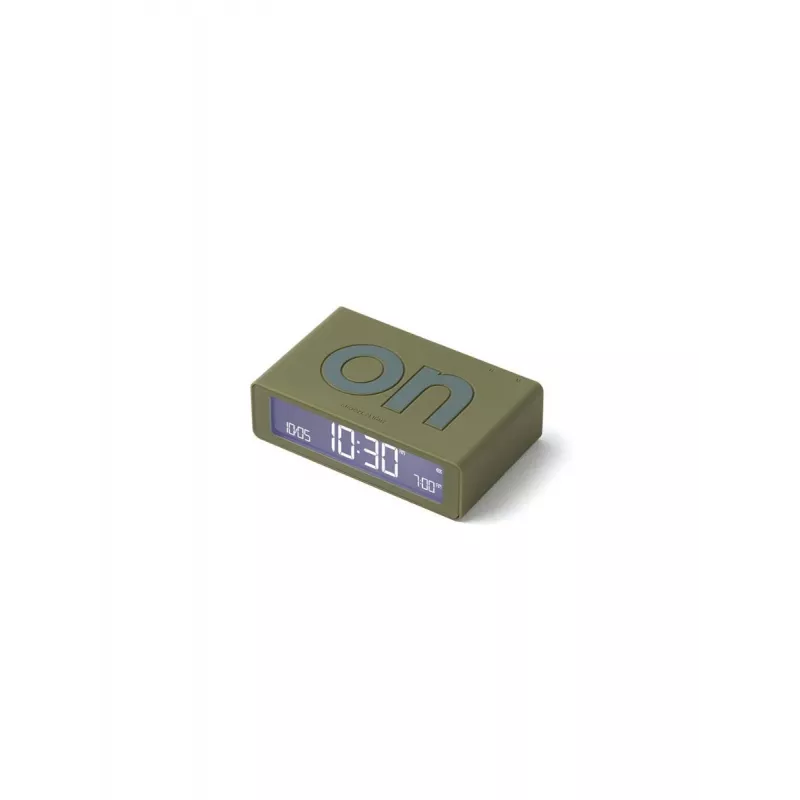 Despertador reversível Lexon Flip Mini Caqui