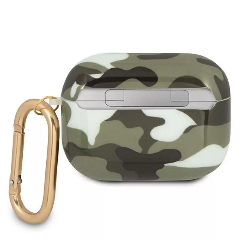 Capa GUESS GUAPUCAMA para AirPods Pro Verde/Caqui Camo Coleção