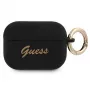 Capa GUESS GUAPSSSK para AirPods Pro Preta Silicone Vintage Script
