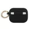 Capa GUESS GUAPSSSK para AirPods Pro Preta Silicone Vintage Script