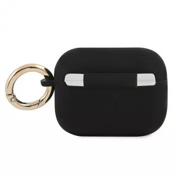 Capa GUESS GUAPSSSK para AirPods Pro Preta Silicone Vintage Script