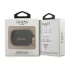 Capa GUESS GUAPSSSK para AirPods Pro Preta Silicone Vintage Script