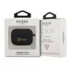 Capa GUESS GUAPLSCHSK para AirPods Pro Preta Silicone Charm Heart Collection