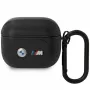Capa BMW BMA322PVTK para AirPods 3.ª Geração Preta Pele Linha Curva