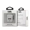 Capa Karl Lagerfeld KLA2UKHGS para AirPods 1/2 Prateada Brilhante Karl's Head