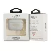 Capa Guess GUAPLSC4EG para AirPods Pro Cinzenta Silicone Charm 4G Coleção