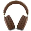 Auscultadores Bluetooth on-ear GUESS GUE003639 Gcube Metallic Script Logo Castanhos