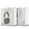 Auscultadores Bluetooth on-ear GUESS GUE003639 Gcube Metallic Script Logo Castanhos
