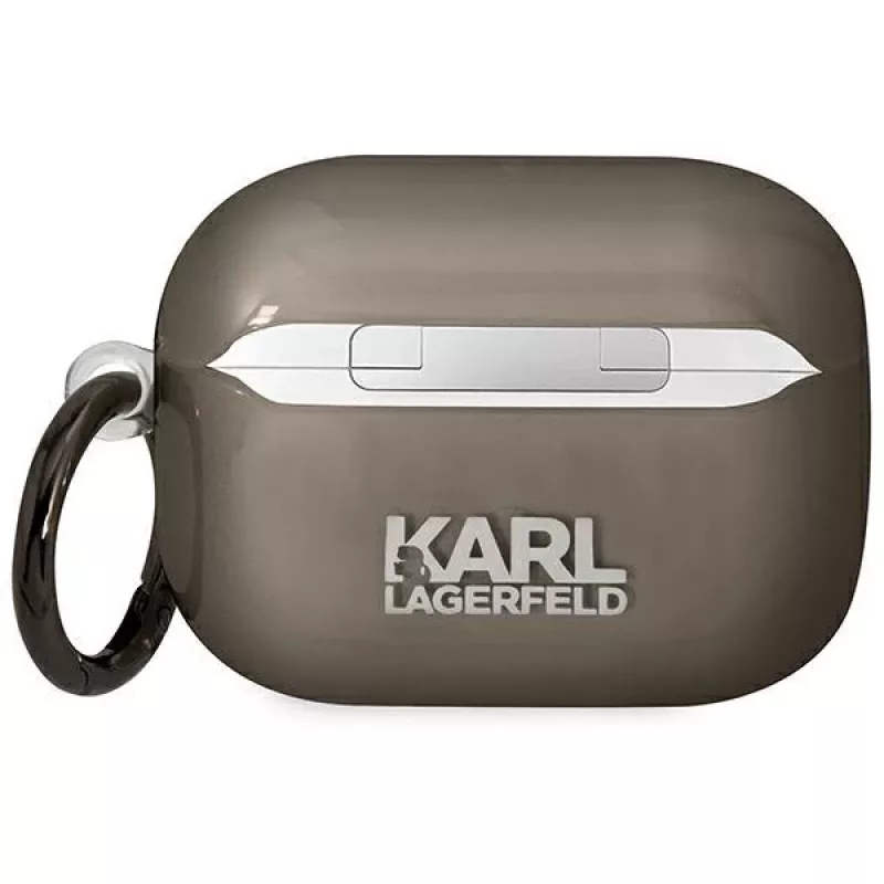 Capa Karl Lagerfeld KLAPHNIKTCK para AirPods Pro Preta Karl Head