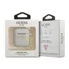 Capa Guess GUA2LSC4EG para AirPods 1/2 Cinzenta Silicone Pingente 4G Coleção