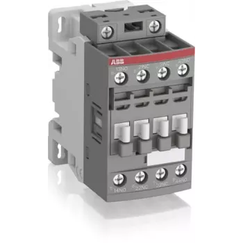 ABB NF22E Contator auxiliar 24-60V AC/20-60V DC 2NO+2NC Ligações por parafuso Calha DIN