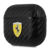 Ferrari FESA3CABK capa para AirPods 3 On Track PU Carbon Black