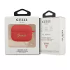 GUESS Capa para AirPods Pro vermelha em silicone Charm Heart Collection