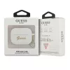 Guess GUAPLSCHSH Capa para AirPods Pro branca em silicone Charm Heart Collection