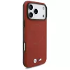 BMW M Capa MagSafe FW Metal Logo para iPhone 17 Pro Max, Vermelho