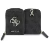 GUESS Correia universal para telemóvel 4G Metal Logo Crossbody com bolsa pequena preta