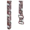 Hello Kitty Bracelete universal em silicone com padrão Graffiti Tags, rosa, 20 mm