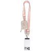 GUESS Correia universal para telemóvel 4G Metal Logo Crossbody com bolsa pequena - Rosa